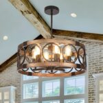 Black Ceiling Light Fixture - Image 9