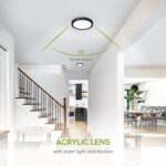 Black Flush Mount Ceiling Light - Image 6