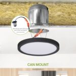 Black Flush Mount Ceiling Light - Image 8