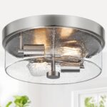Black Flush Mount Light Fixture - Image 12