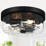 Black Flush Mount Light Fixture - Image 16