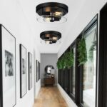 Black Flush Mount Light Fixture - Image 6