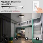 Dimmable Wood Ceiling Light - Image 4