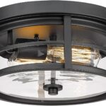 Matte Black Ceiling Light