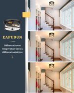 Matte Black Ceiling Light - Image 3