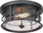 Matte Black Ceiling Light - Image 9
