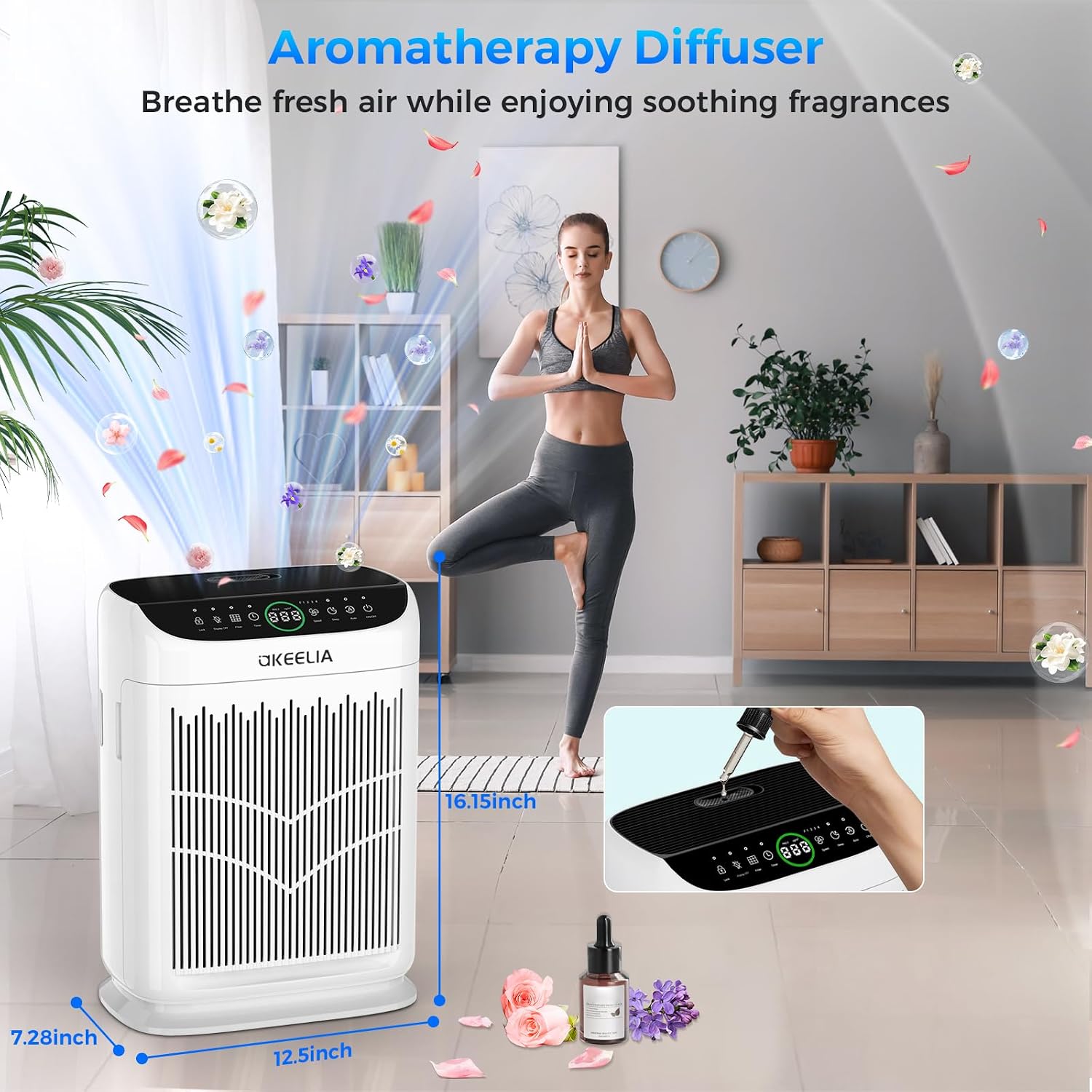 Akeelia Smart Air Purifier - Hình 2