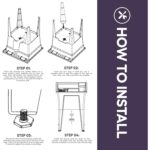 Durable Black Utility Sink - Hình 5