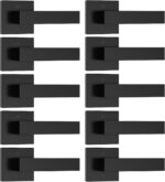 Matte Black Square Privacy Door Levers - Hình 14