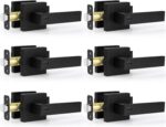 Matte Black Square Privacy Door Levers - Hình 18