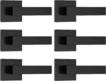 Matte Black Square Privacy Door Levers - Hình 19