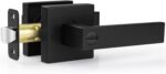 Matte Black Square Privacy Door Levers - Hình 31