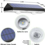 Outdoor Solar Fence Lights - Hình 2