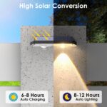 Outdoor Solar Fence Lights - Hình 5