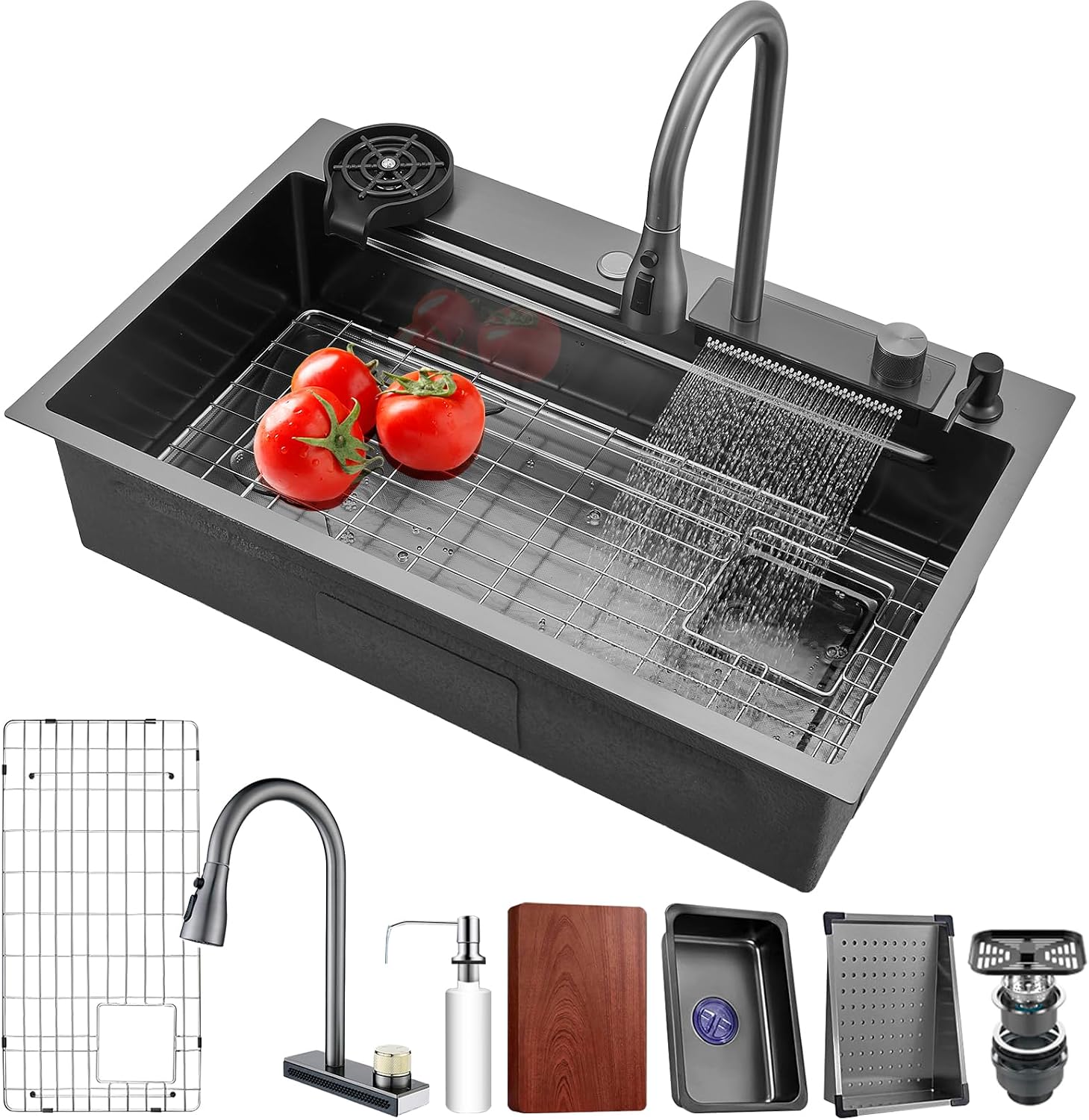 FEIYU Waterfall Workstation Sink
